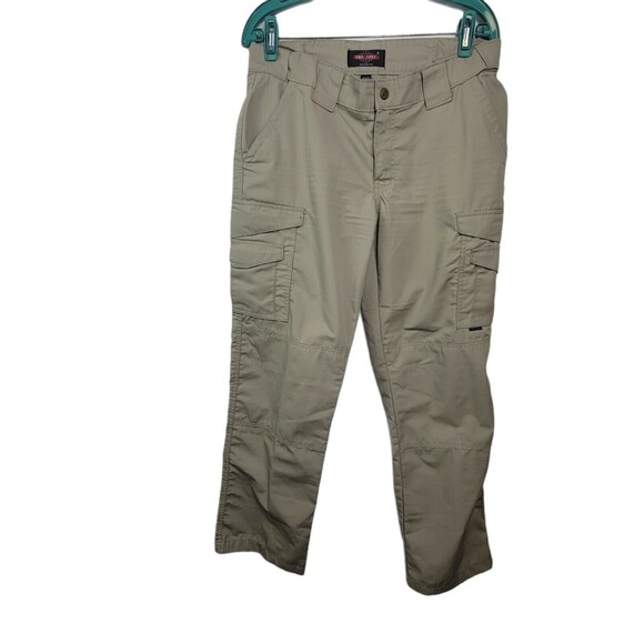 Utility Tactical Work Pants Cargo Regular Beige Khaki 8/32 True-Spec - Picture 3 of 4